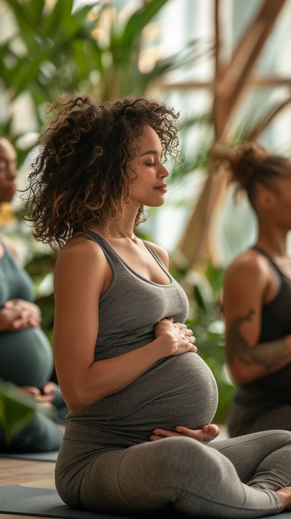 Photo inspiration: Holistic Prenatal Fitness Practices Reference: Free Pregnant Yoga Practice Image