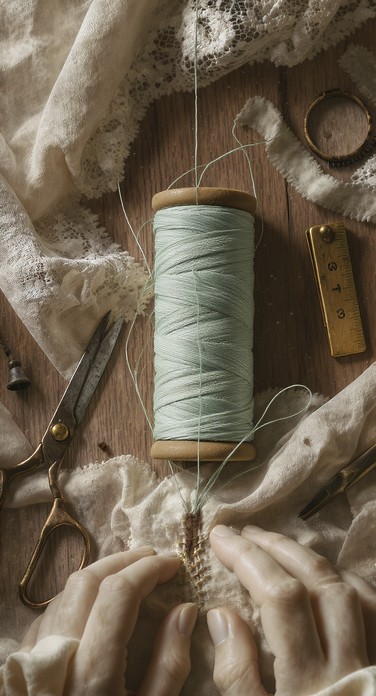 Free Mint Thread Legacy Image - Vintage, Sewing, Embroidery | Download ...