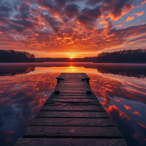 Free Sunset Lake Pier Image - Sunset, Lake, Pier | Download at StockCake