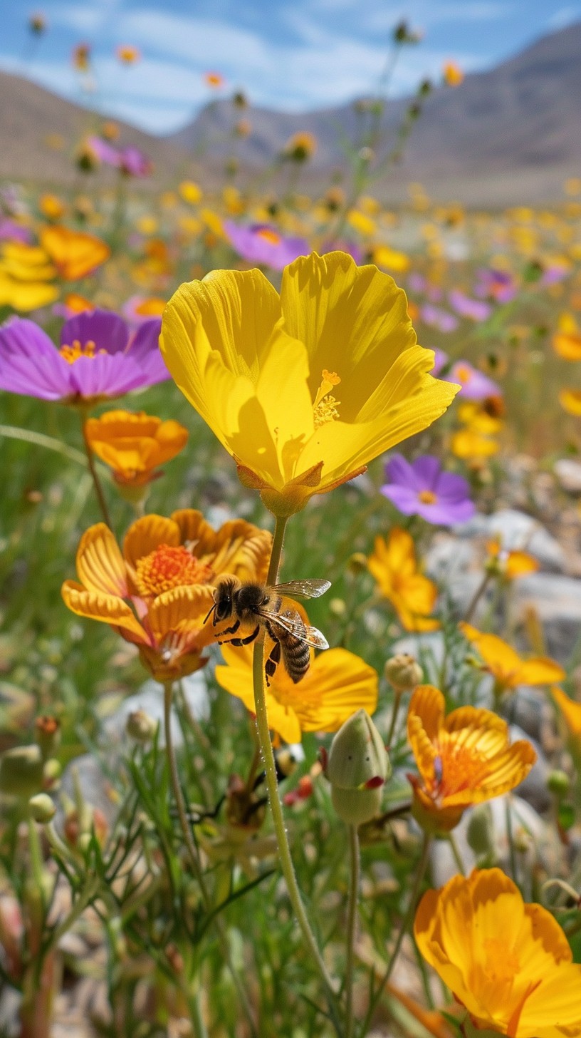 Free Blossoming Desert Beauty Image - Flowers, Bee, Pollination ...
