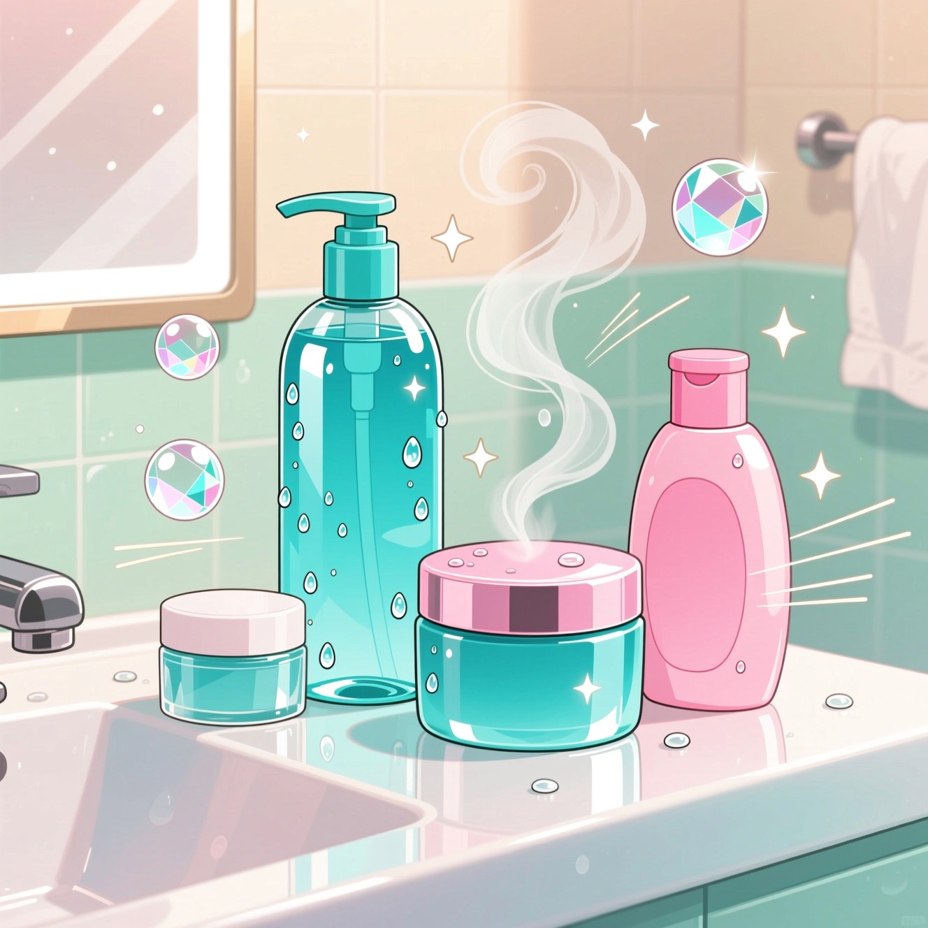 Free Stylish Bath Essentials Photo - Toiletries, Skincare, Bathroom ...