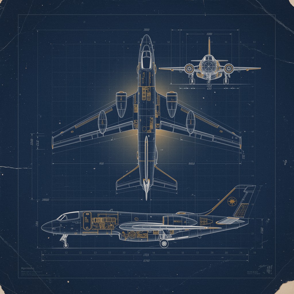Free Aircraft Blueprint Design Image - Blueprint, Aircraft, Aviation ...