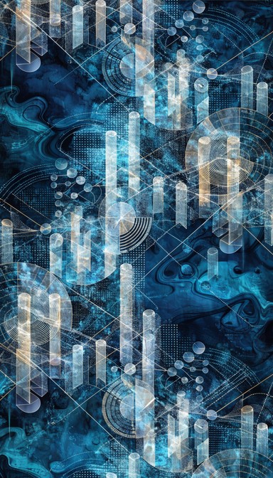 Free Data Visualization Art Image - Abstract, Geometric, Data ...