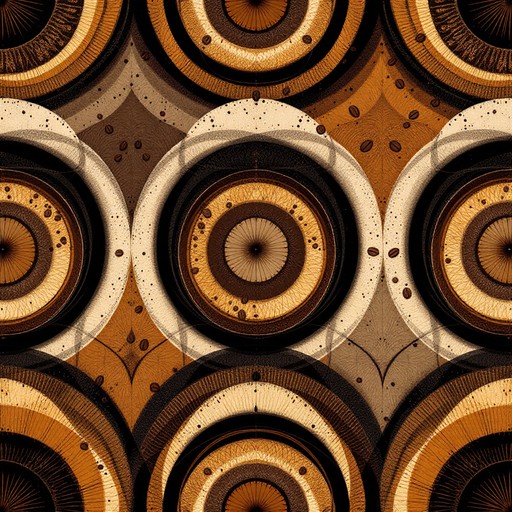 Free Circular Coffee Pattern Image | Download at StockCake