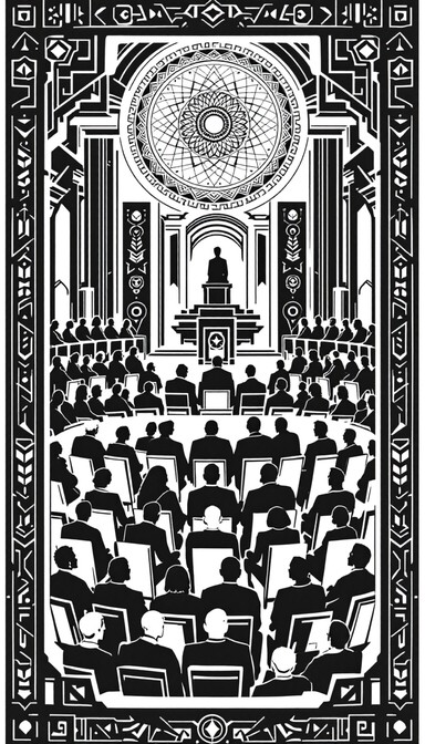 Free Sacred Assembly Gathering Image - Blackwork, Tattoo, Assembly ...