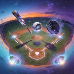 Free Cosmic Baseball Dreams Image - Baseball, Surreal, Cosmic ...