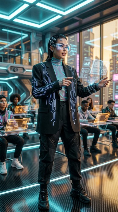 Free Cyber Student Style Image - Futuristic, Cyberpunk, Fashion ...