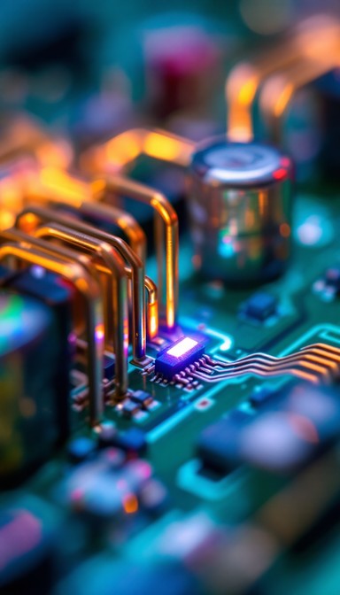 Free Microscopic Tech Landscape Image - Ceramic, Technology, Macro ...