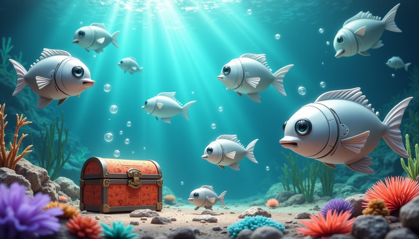 Treaser Fish Free Robotic Fish Treasure Image - Underwater, Robotic, Fish | Download ...