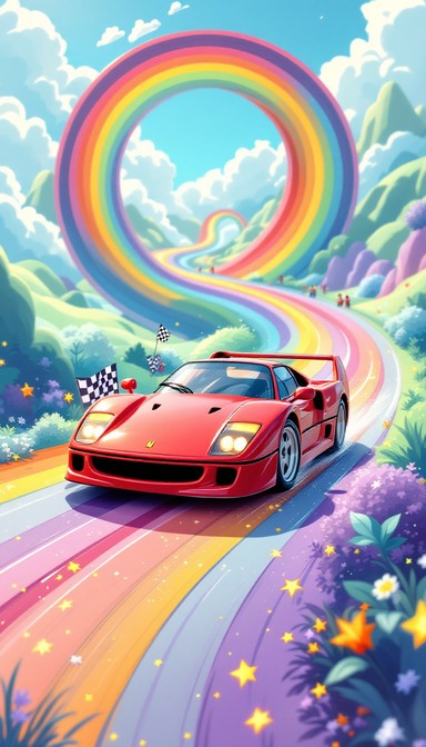 Free Cartoon Racing Stock Images | StockCake