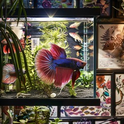 Free Vibrant Betta Display Image - Betta, Aquarium, Colorful | Download ...