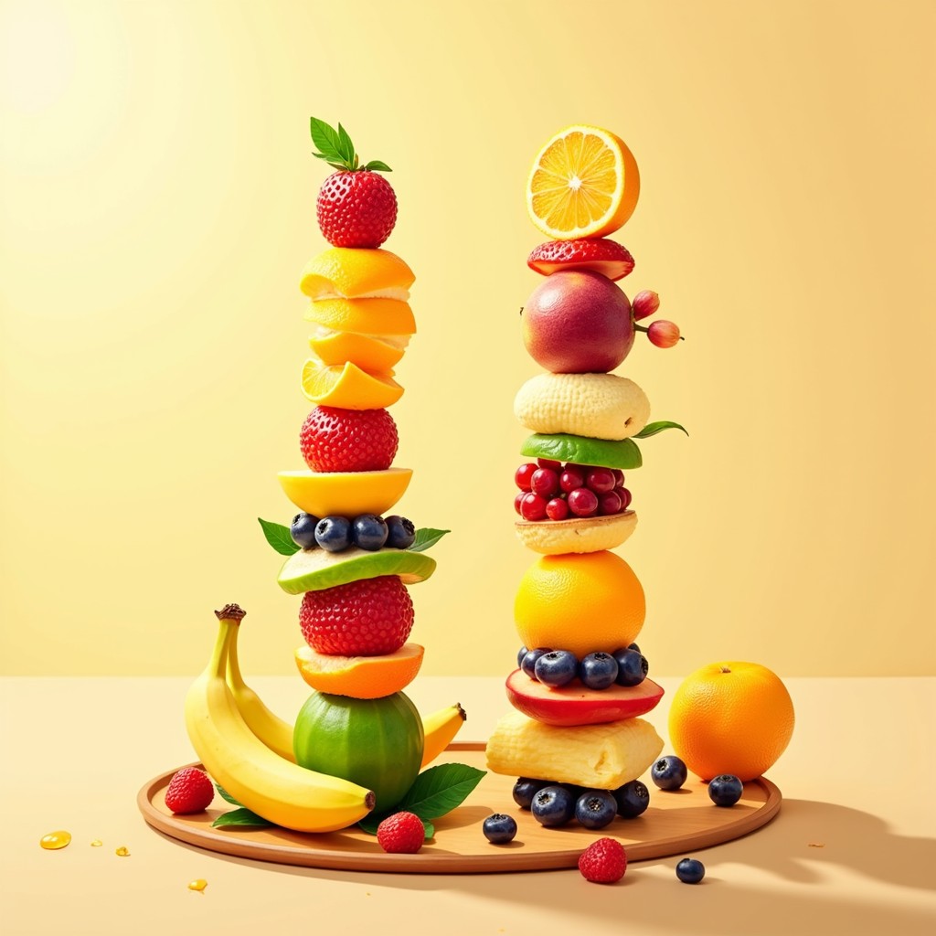 Download Towering Fruit Balance Image - Fruit, Tower, Balance | StockCake