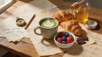 Free Study Session Snacks Image - Breakfast, Study, Croissant ...