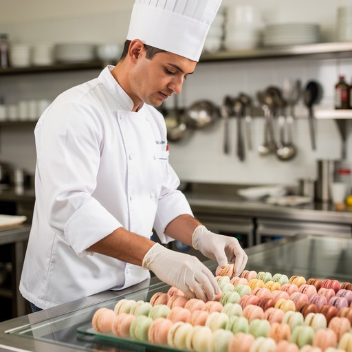 Free Arranging Delicate Macarons Image - Baker, Chef, Macarons ...