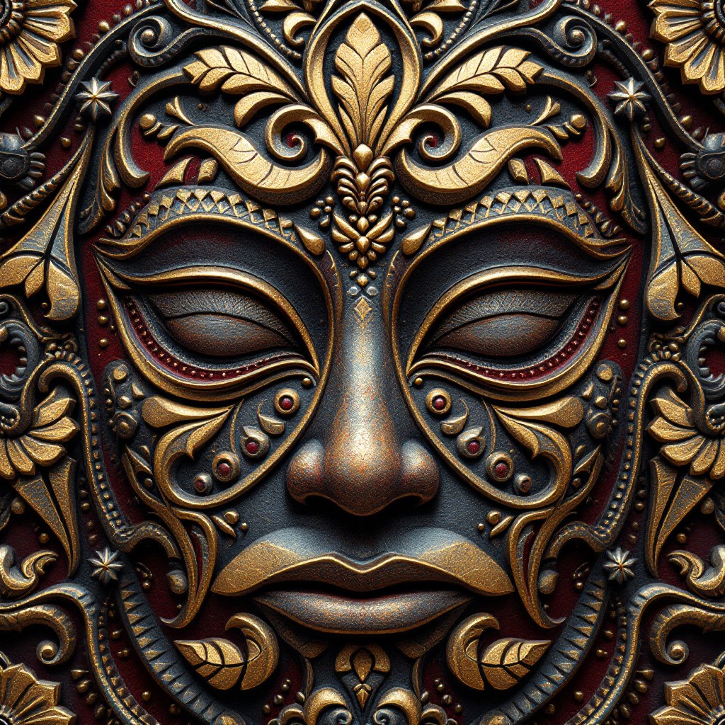 Free Mystical Metallic Mask Image - Mask, Ceremonial, Tribal | Download ...