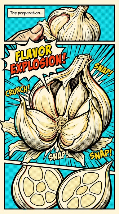 Free Garlic Flavor Explosion Image - Garlic, Popart, Comic | Download ...