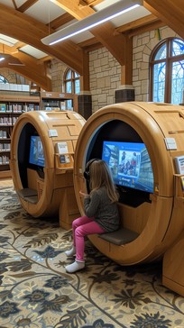Raeding Pod Free Innovative Reading Pods Image - Library, Children, Reading ...