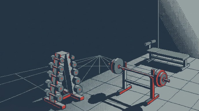 Free Pixel Gym Equipment Image - Pixel, Gym, Fitness | Download at ...