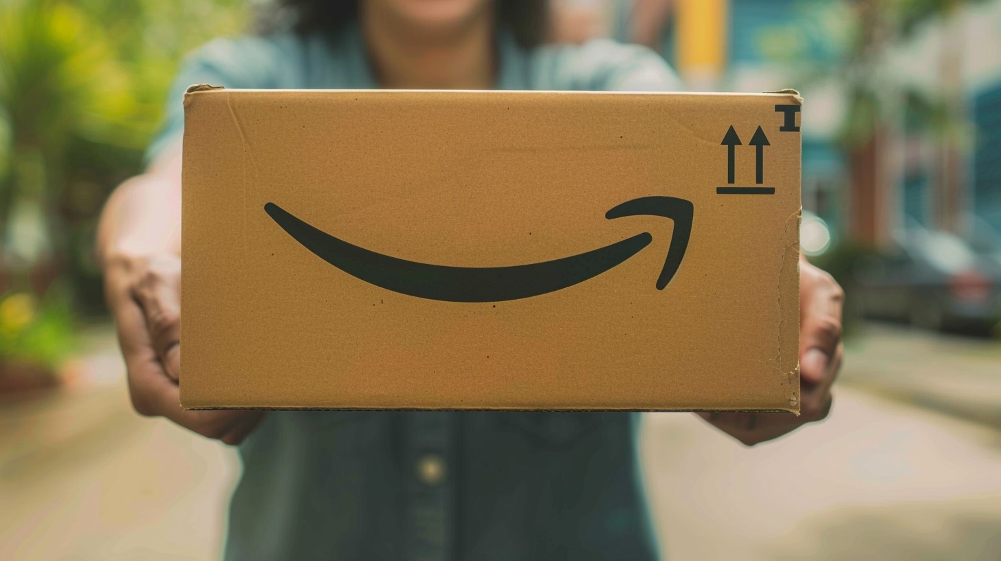Download Amazon delivery box Image - Delivery, Amazon, Package | StockCake