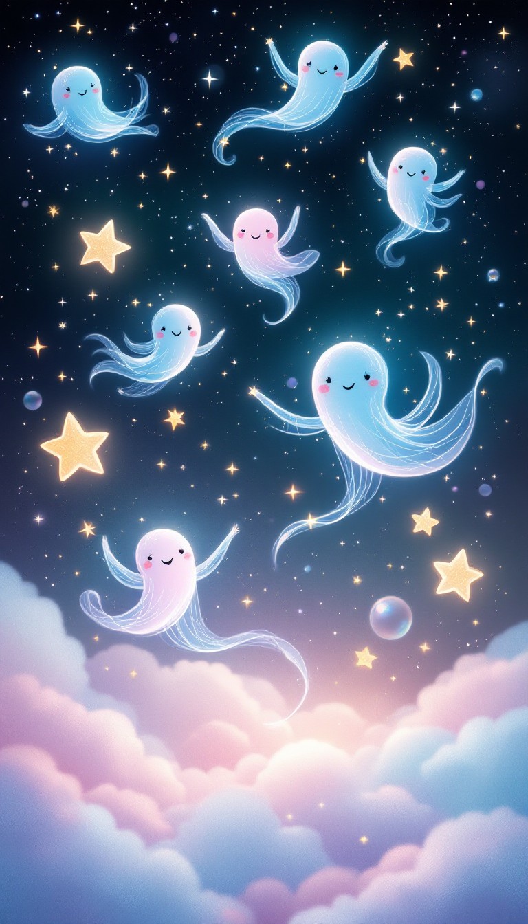 Free Dancing Sky Spirits Image - Spirits, Magical, Whimsical | Download ...