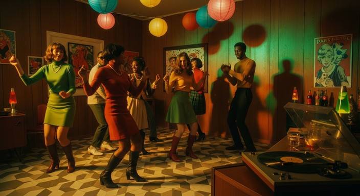 Mod Style Party Free Groovy Mod Party Image - Party, Dancing, Sixties | Download at ...