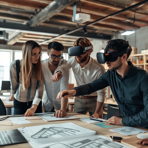 Collaborative Virtual Reality Workspace Free VR Collaboration Session Image - Virtual Reality, Teamwork ...