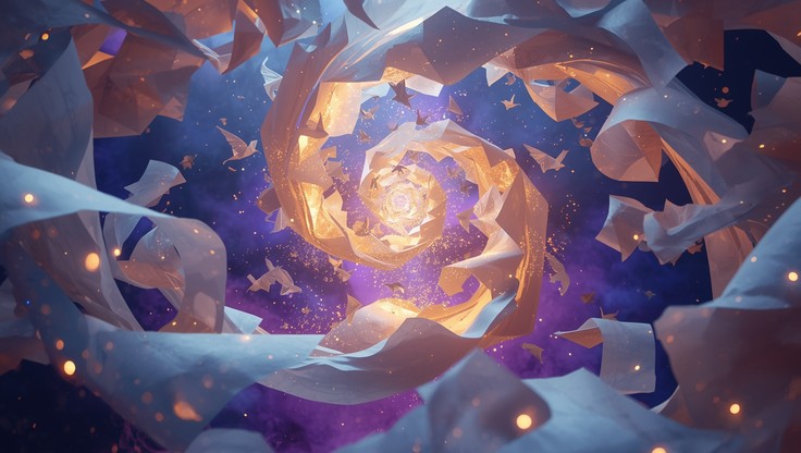 Free Magic Through Paper Image - Origami, Magical, Hands | Download at ...
