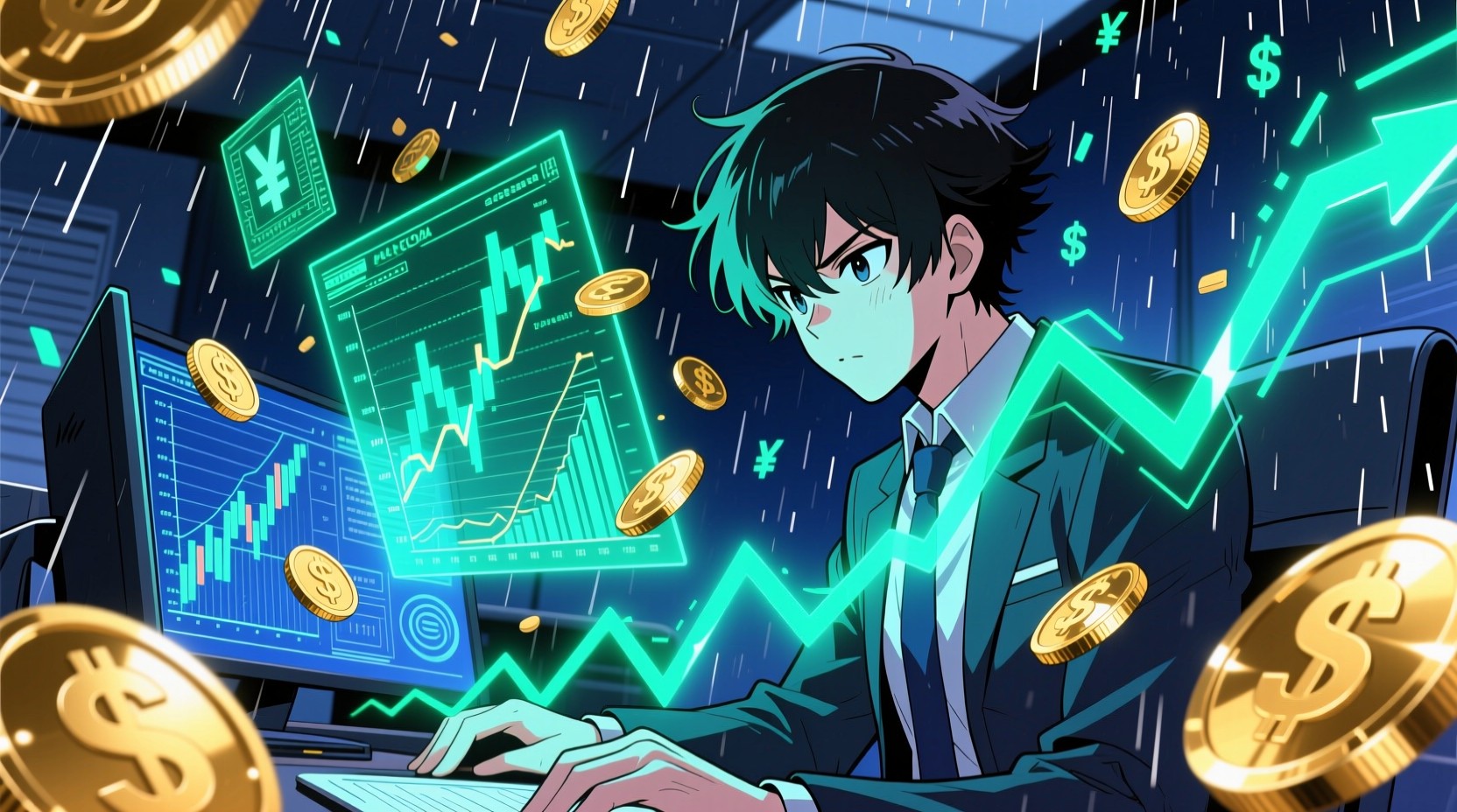 Free Financial Anime Trading Image - Anime, Manga, Financial | Download