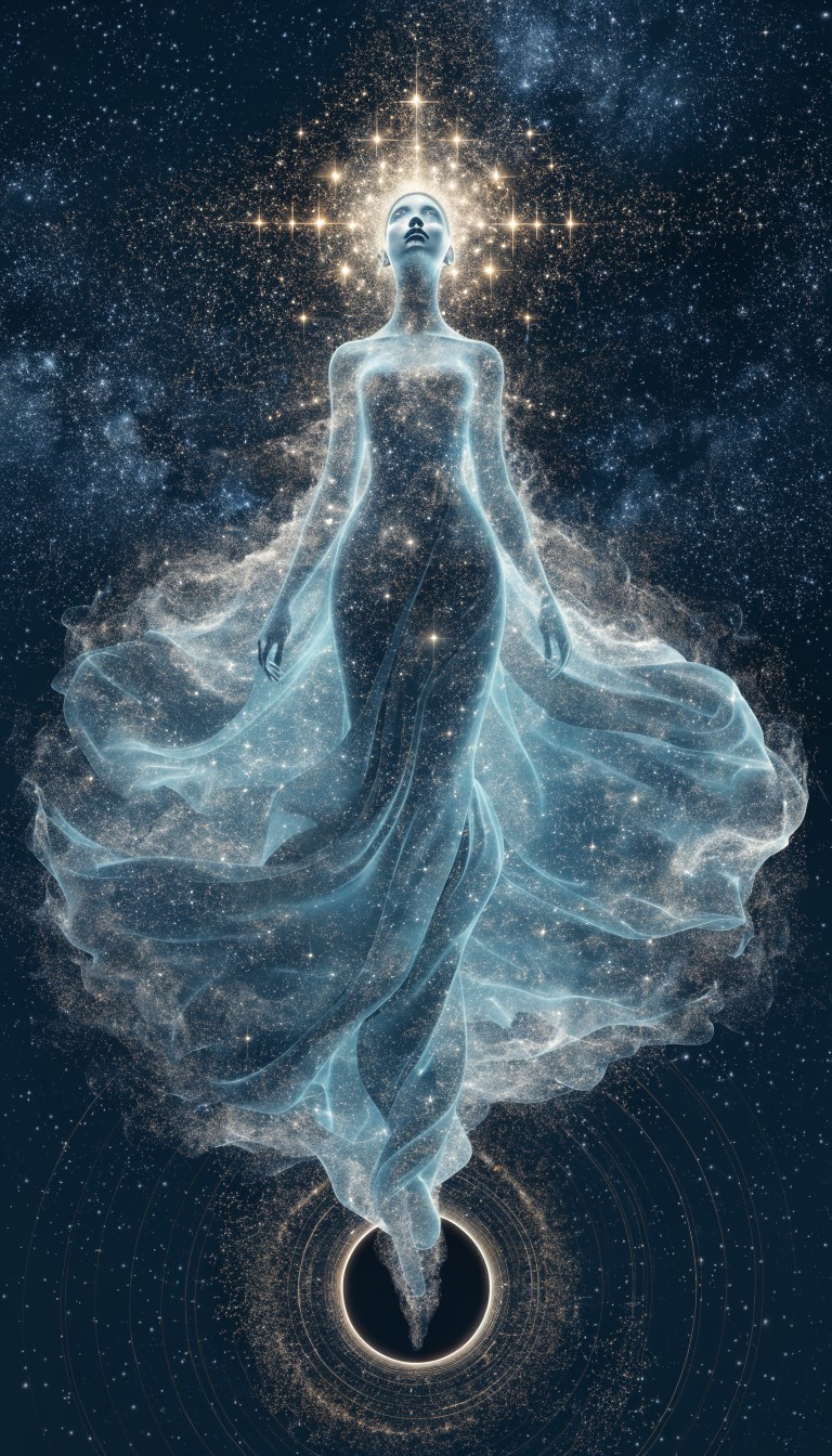 Free Celestial Goddess Ascending Image - Goddess, Celestial, Starlight ...