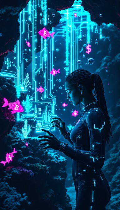 Free Neon Water Communion Image - Cyberpunk, Futuristic, Neon ...