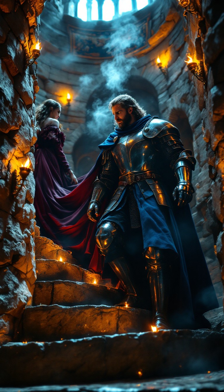 Knight Acending Free Castle Romance Ascending Image - Medieval, Castle, Knight ...