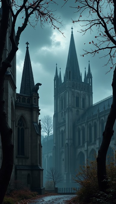 Free Mystical Gothic Cathedral Image - Gothic, Cathedral, Spires ...