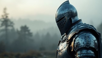 Free Knight Awaits Dawn Image - Knight, Armor, Medieval | Download at ...