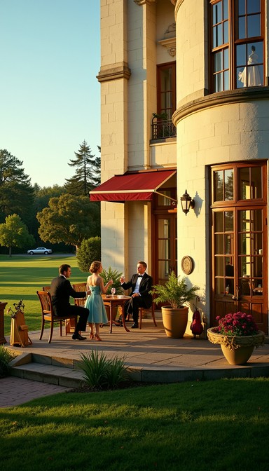 Stately Guest Free Elegant Terrace Gathering Image | Download at StockCake