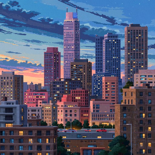 Free Pixelated Urban Pulse Image - Pixelart, Isometric, Cityscape ...