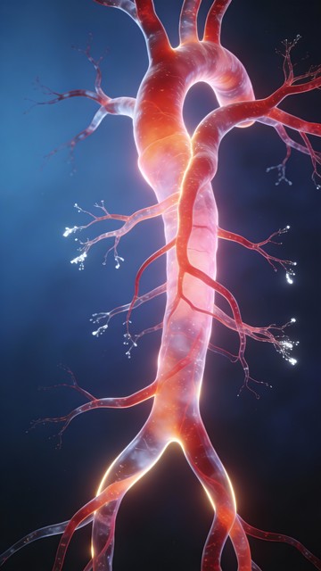 Free Glowing Arterial Network Image - Heart, Arteries, Cardiovascular ...