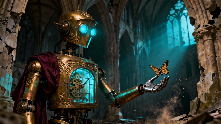 Free Victorian Robot Dreams Image - Robot, Victorian, Steampunk ...