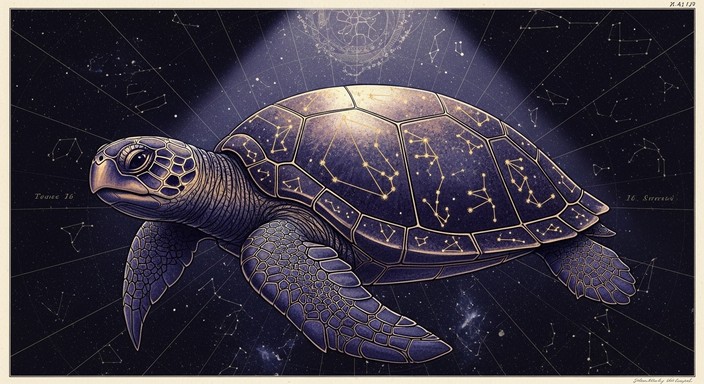 Free Celestial Turtle Constellation Image - Turtle, Celestial, Cosmic ...