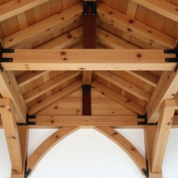 Free Exposed Wooden Rafters Image - Rafters, Timber, Woodwork ...