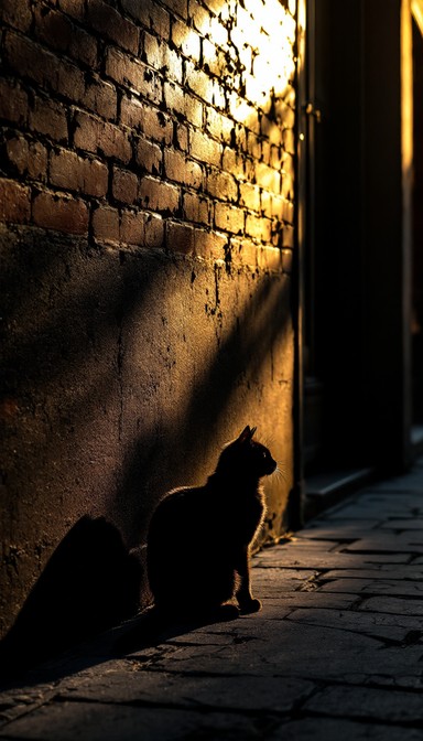 Cat Shadow Free Urban Cat Shadow Image - Cat, Shadow, Silhouette | Download at ...