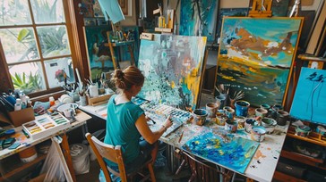 Free Artist Creating Art Image - Artist, Studio, Painting | Download at ...