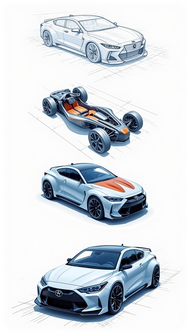 Free Automotive Design Evolution Image - Automotive, Sketch, Concept ...