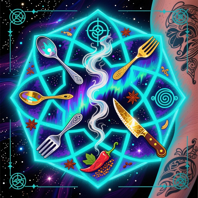 Free Mystical Culinary Mandala Image - Mandala, Culinary, Mystical ...