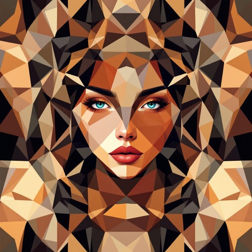 Free Geometric Portrait Art Image - Geometric, Portrait, Abstract ...