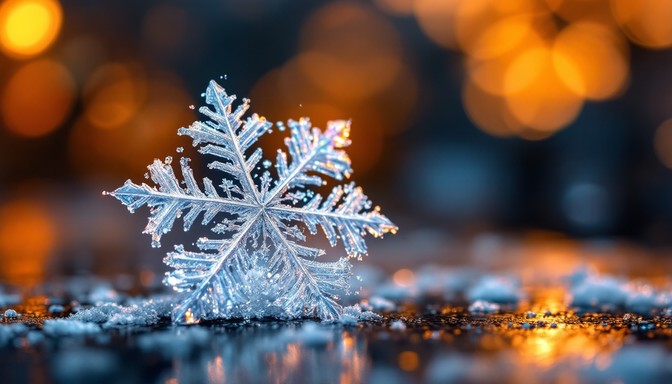 Snowflake Warm Free Frozen Urban Beauty Image - Snowflake, Macro, Crystal | Download ...