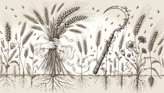 Free Harvest Botanical Illustration Image - Harvest, Botanical ...