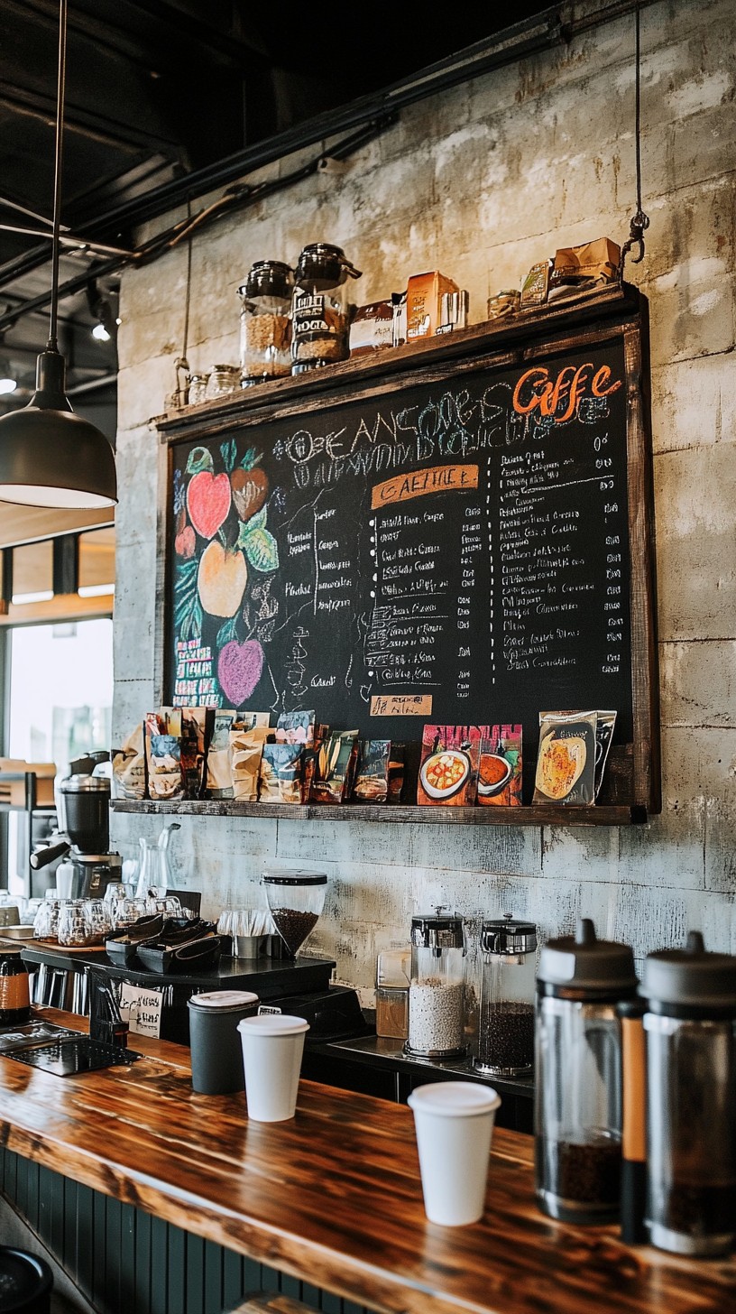 Free Café Menu Board Image - Cafe, Coffee, Menu | Download at StockCake