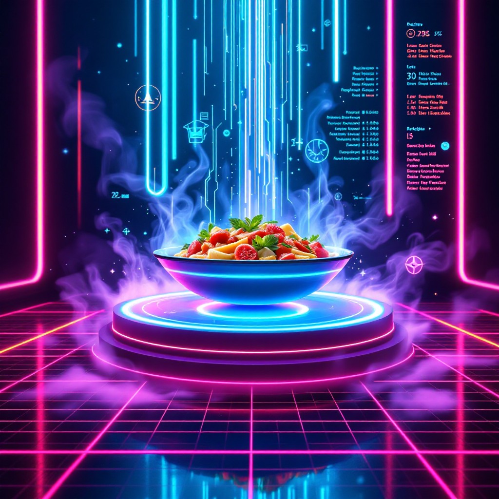 Free Cyberpunk Food Fantasy Photo - Cyberpunk, Neon, Food | Download at ...