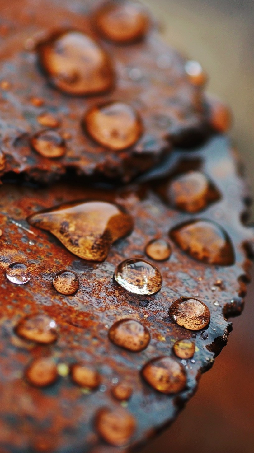 Free Rustic Dew Drops Image - Dew, Rust, Texture | Download at StockCake