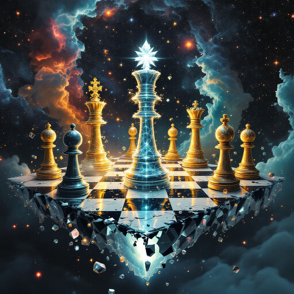 Free Cosmic Chess Transformation Image - Chess, Cosmic, Surreal ...